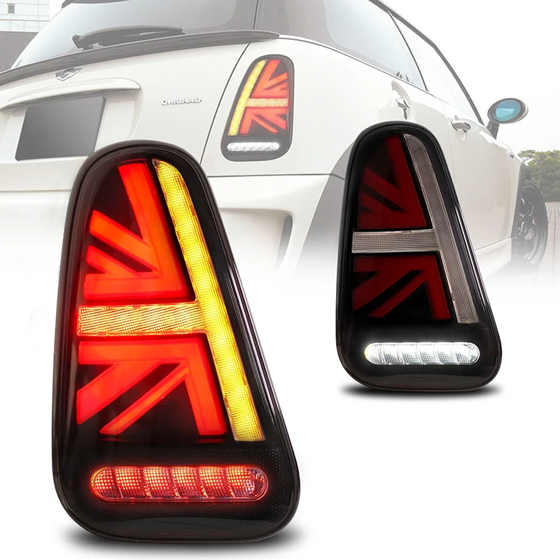ミニクーパー用LEDテールライトアセンブリ,回転信号,ブレーキライト