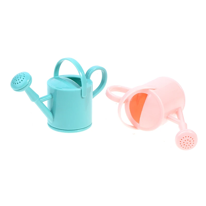 2pcs 1/12 Watering Can Garden Miniature for Kids Acces Dollhouse Furniture Doll Accesories Home Decoration Accessories