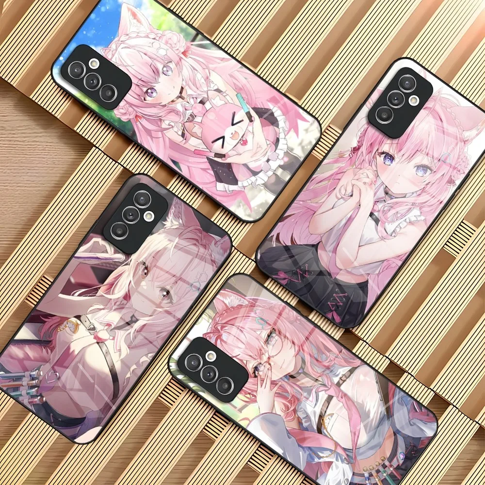 Hololive Hakui Koyori Kawaii Phone Case For Samsung S24 S23 S21 S20 S22 A24 A34 A54 A53 Note 20 Pro Ultra Plus Glass Back Cover