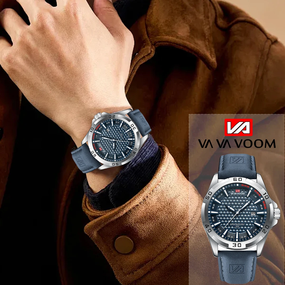 2025 relógio esportivo masculino moda estilo militar movimento de quartzo 45mm couro preto estilo negócios relógio à prova dwaterproof água relogio masculino