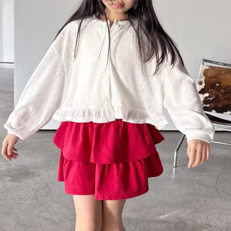 Lace Thin Coat for Children Korean Edition 2026 Summer Comfortable and Soft Sunscreen Clothes for Girls