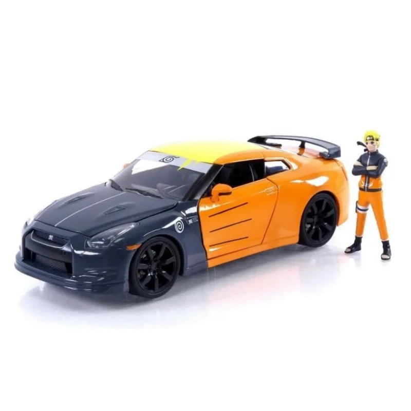 Jada 1:24 2009 GT-R R35 Sports Car High Simulation Alloy Static Car Model Collection Gift Ornament