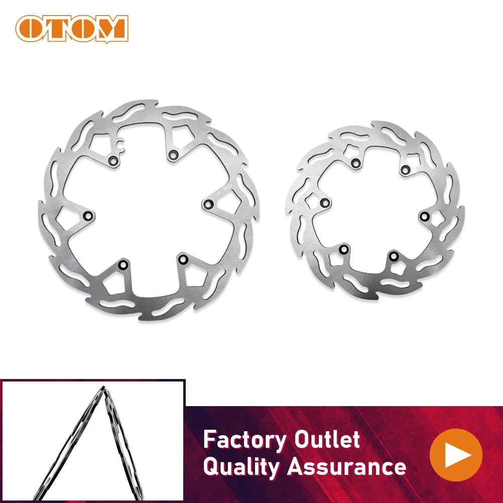 Rotores de disco de freno delantero y trasero para motocicleta, 6 agujeros, para KTM SX XC125-450 EXC XCW125-525 HUSQVARNA TC FC TX FX125-450 TE FE125-501