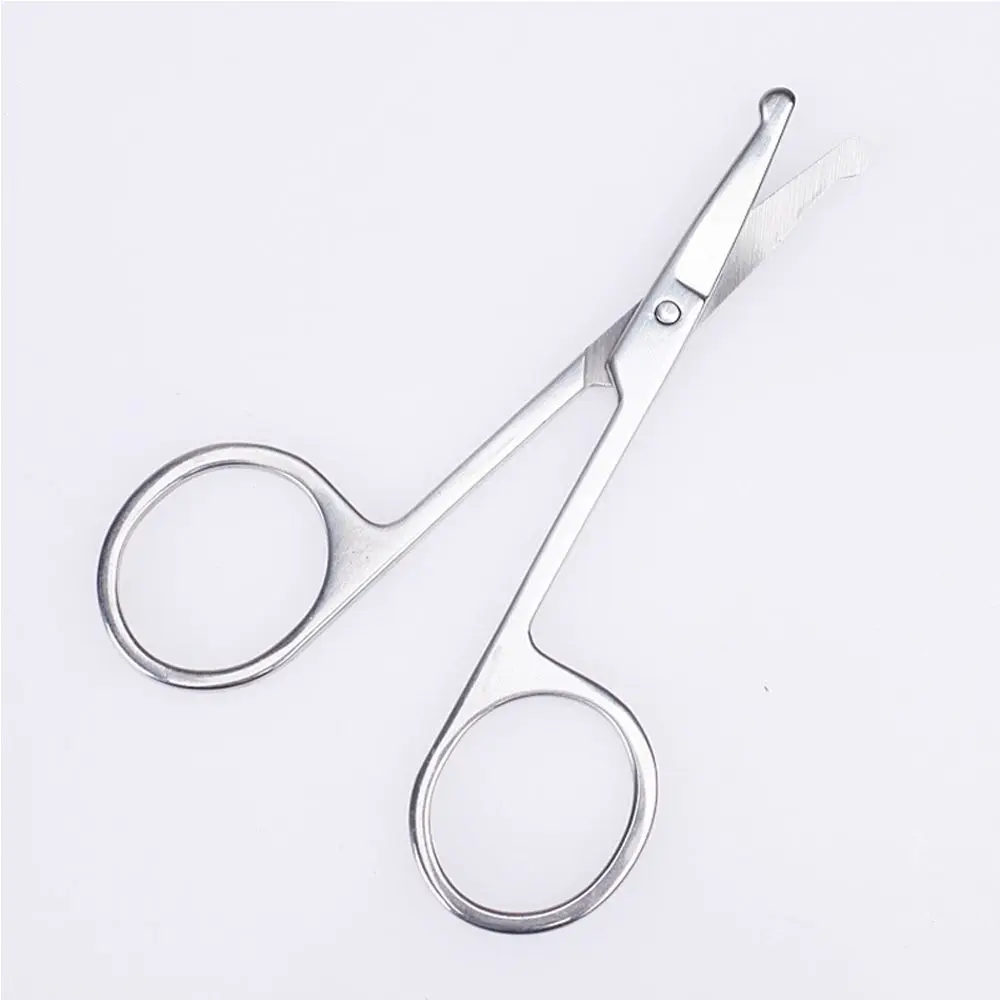 Hot Curved Nail Trimmer Tool Ear Facial Trimmers Stainless Steel Beauty Tool Nose Hair Scissors