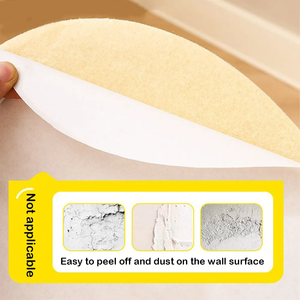 Cat Scratch Pad Wall Mounted Felt Cat Scratch Board Self-Adhesive Furniture Protection Pad Plush Free Durable Indoor Cat Toy
