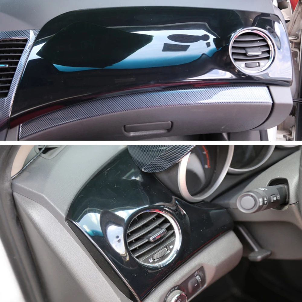 Piano Black ABS Car Styling For Chevrolet Cruze 2009-2013 2015 Left Hand Drive Gear Panel Cover Door Panel Trim
