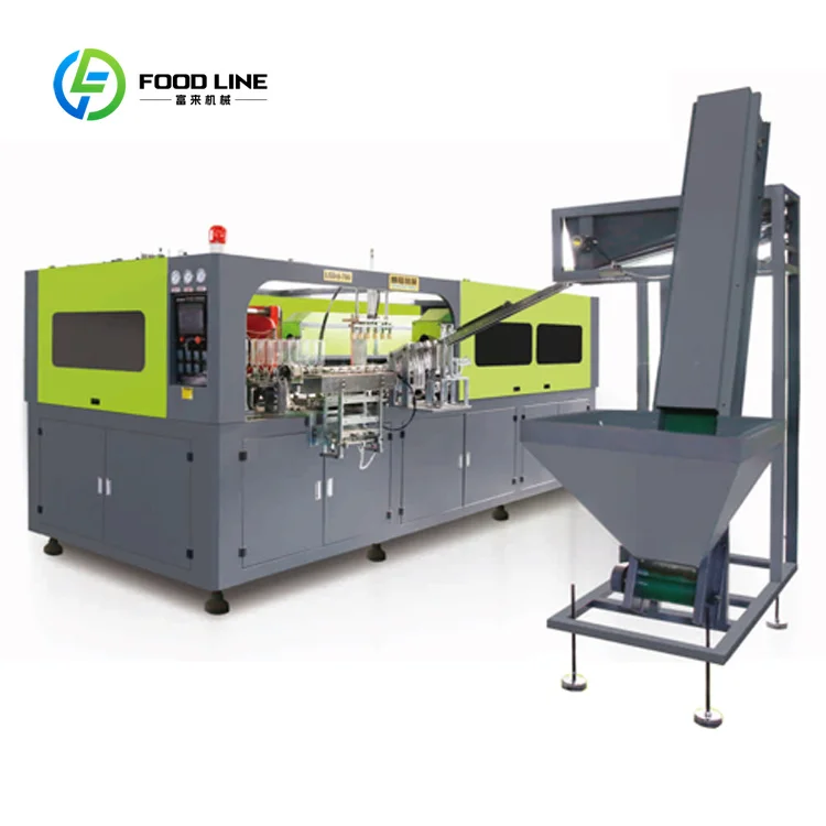 Fully Automatic PET Bottle Blowing Machine Custom 500ml Plastic Stretch Blow Molding Production Unit