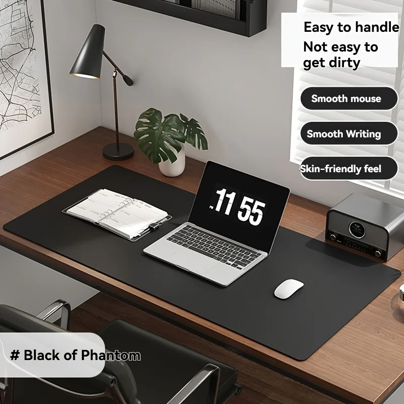 Extra Large Rubber Mouse Pad, Multi-Functional Desk Mat for Office E-Sports Games, Non-Slip Rubber Base, Durable Rubber Material