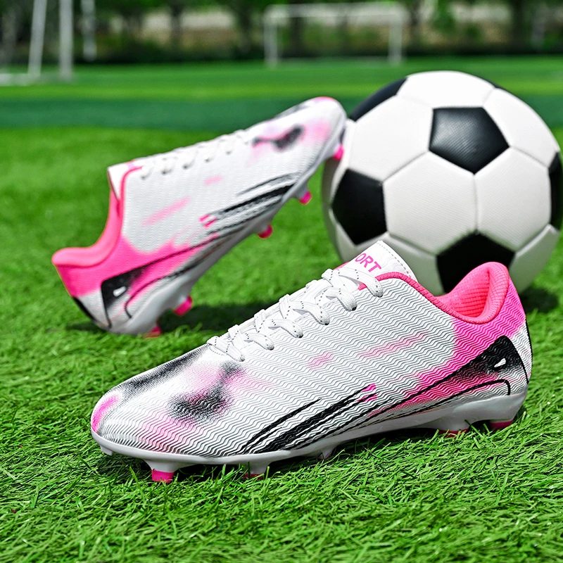 

Профессиональные футбольные бутсы мужские противоскользящие тренировочные дышащие новые футбольные бутсы на шнуровке износостойкие удобные мужские спортивные бутсы