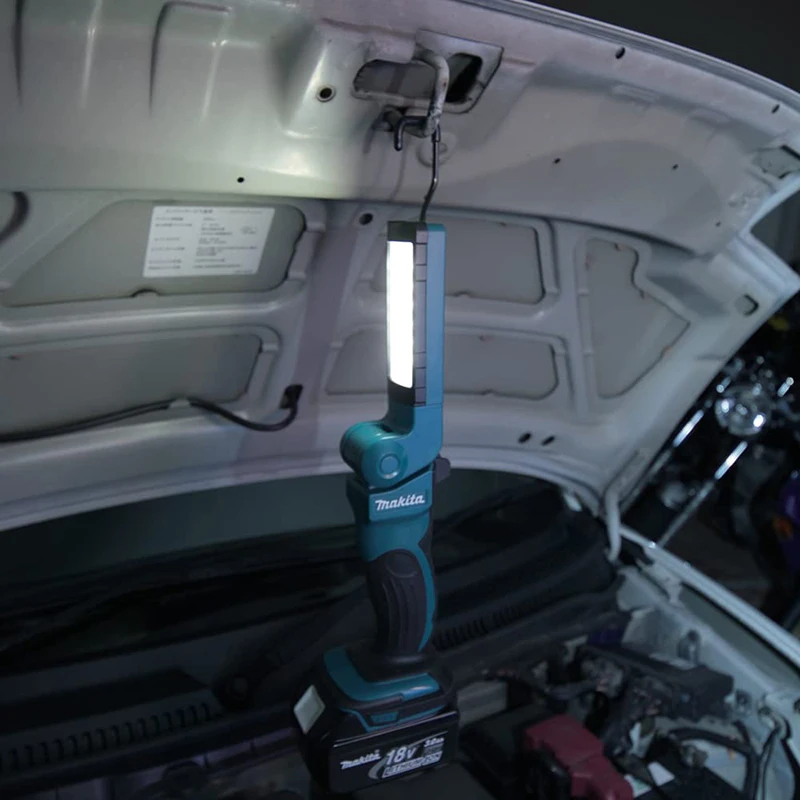 Imagem -05 - Makita-recarregável Ultra Brilhante Led Luzes de Trabalho Interior e Exterior Makita Dml801 18v Íon de Lítio sem Fio 12 Lanterna Led Apenas