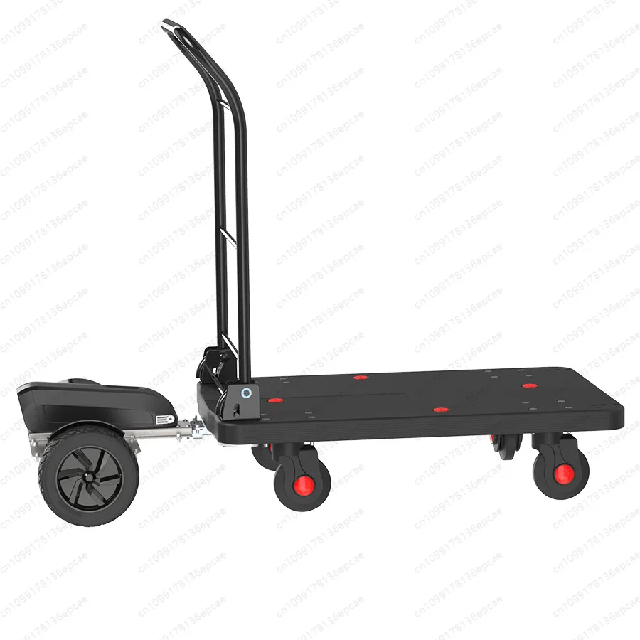 

Somatosensory Electric Trolley Vegetable Buying Express Cargo Flat Truck Warehouse Trolley Small Truck