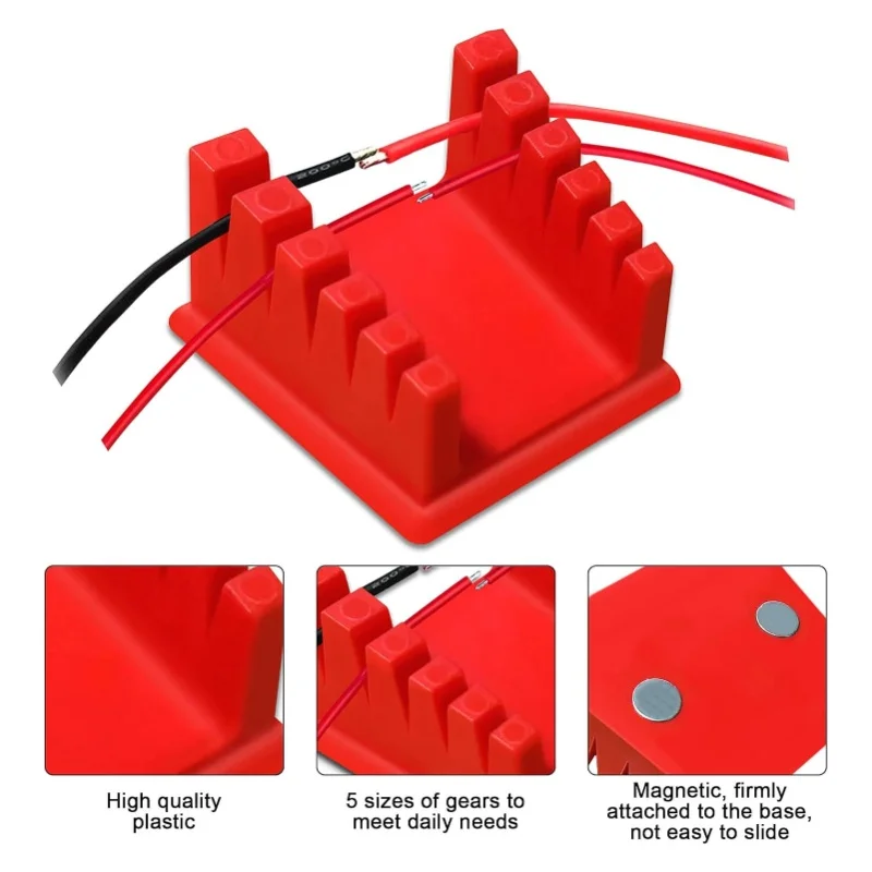 

2Pcs Soldering Station Clamp Various Size Iron Wire Welding Stand Plastic Bracket DIY Soldering Tool Kit Set