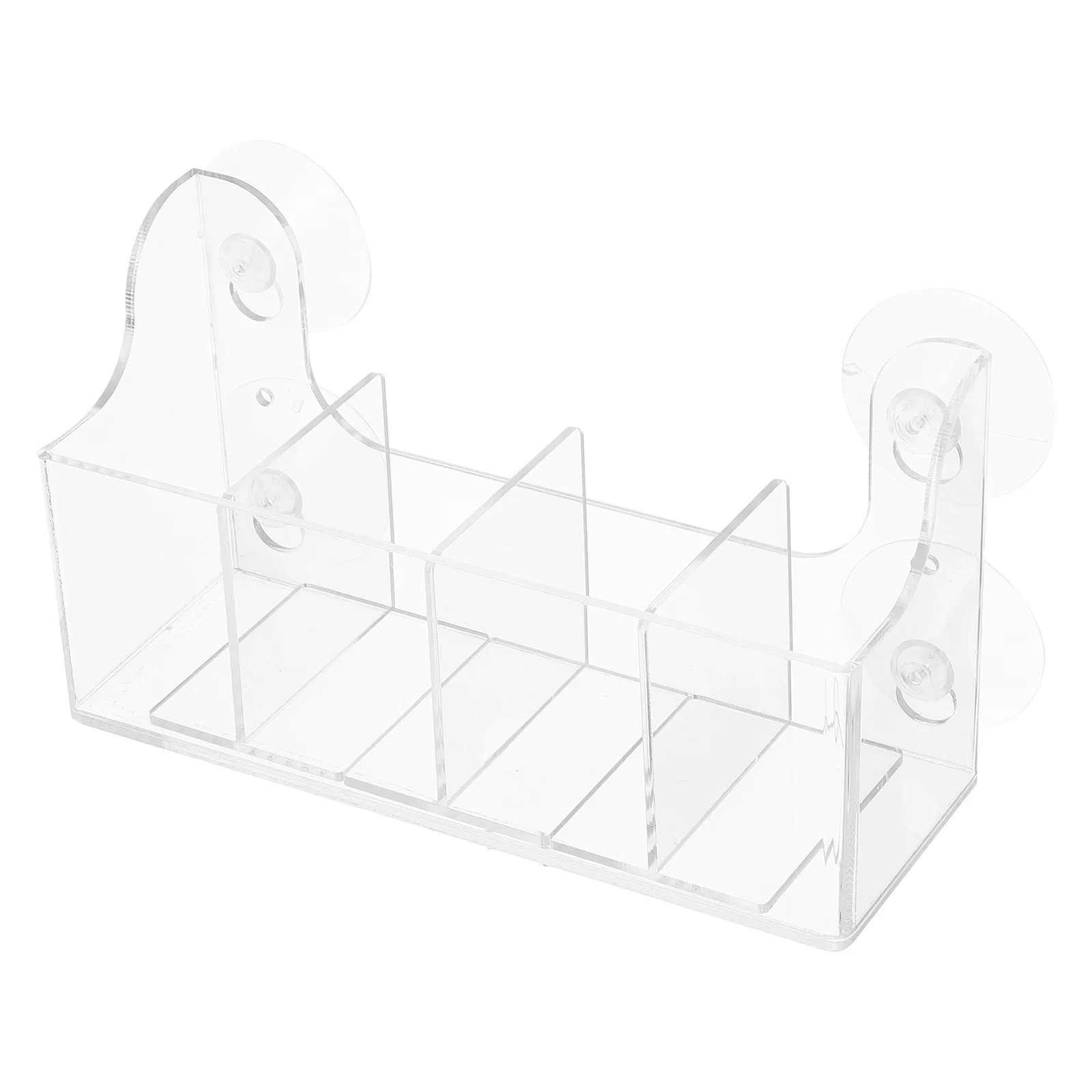 Organizer na napoje z przegródkami, wyjmowana półka na czekoladki, 4 przegródki, mocna przyssawka, organizer na drzwi lodówki, regał do przechowywania napojów.