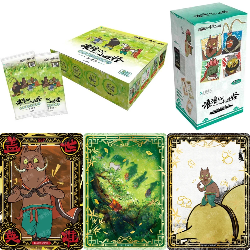 

Genuine Langlangshan Little Monster Card Happy All The Way Movie Deluxe Edition Anime Movie Collector's Cards Toy Gift