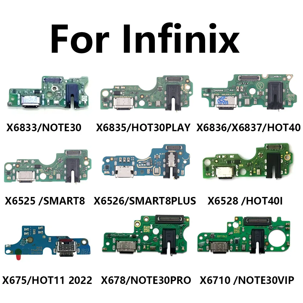 USB شحن مجلس ميناء فليكس ل انفينيكس X6833 X6835 X6836 X6525 X6526 X6528 X675 X678 X6710 استبدال #1