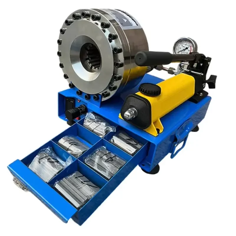 High-quality Portable Automatic Crimping Machine Suitable for Crimping Hydraulic Rubber Hoses up to 1 Inch in Size.