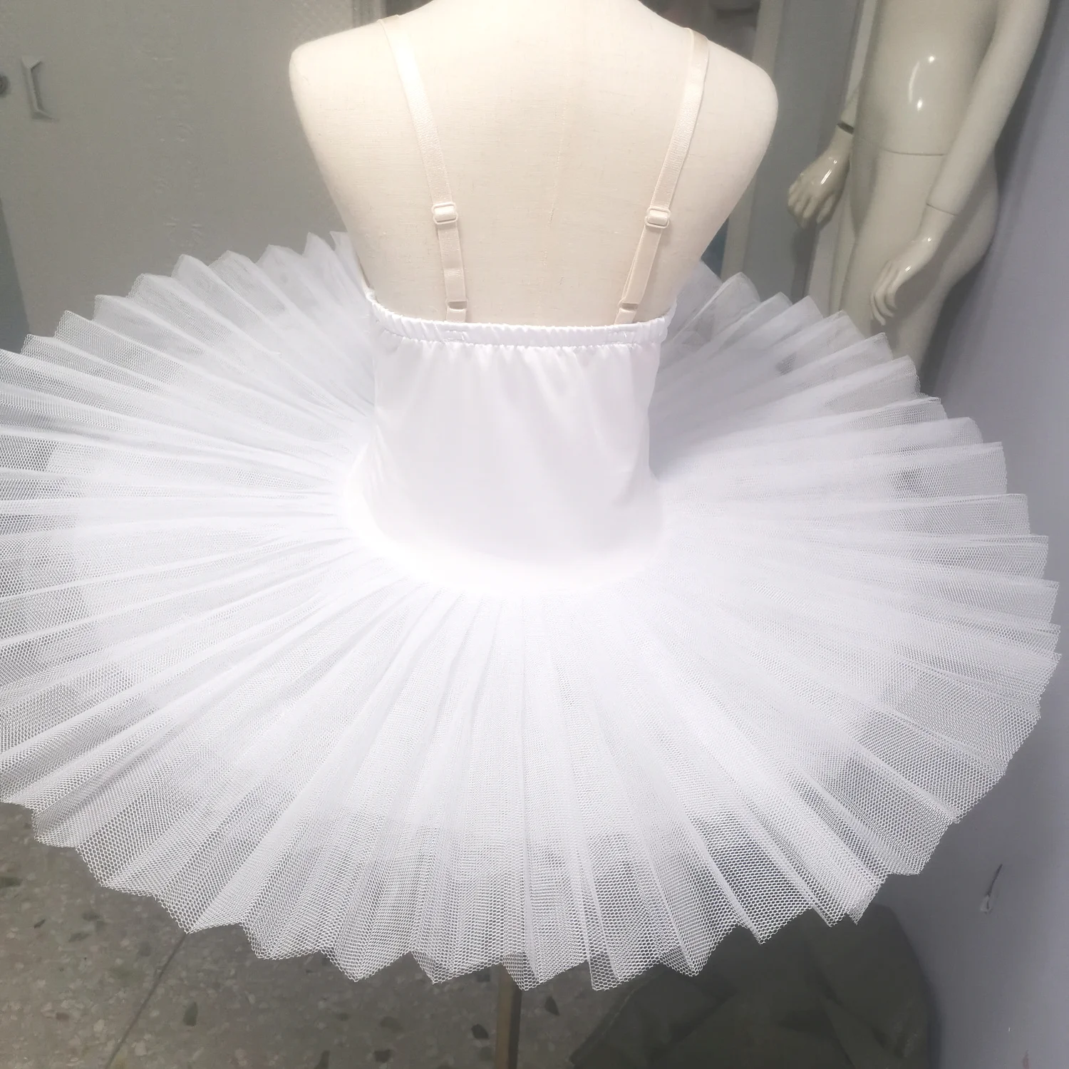 White Ballet Tutu Skirt Swan Lake Ballet Dress Children's Performance Costume Kids Belly Dance Clothing Stage Professional