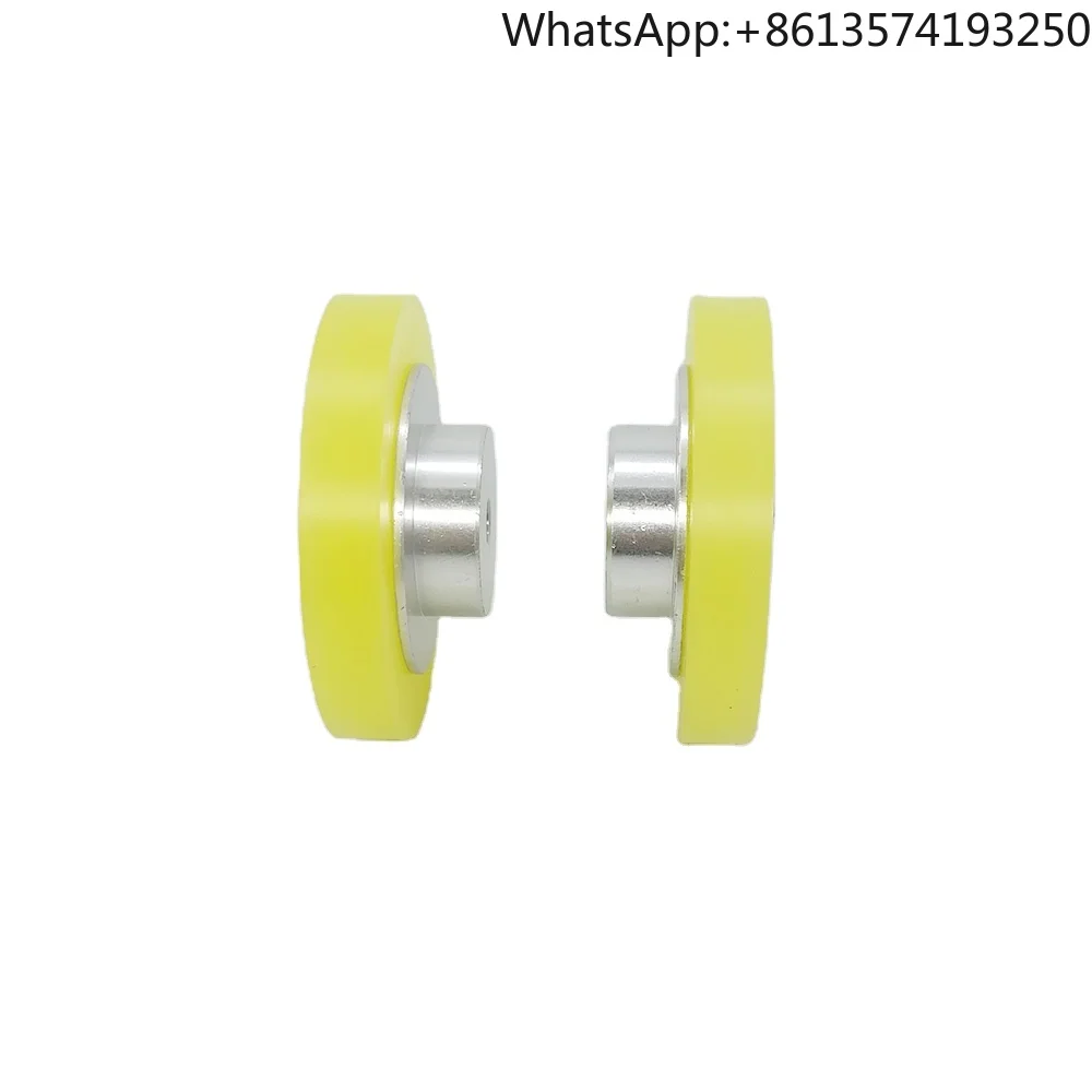 

200mm Polyurethane Synchronizer wheel 6 MM Bore 2pcs in a bag for rotary encoder meter counter