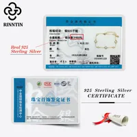 Rinntin New Design 925 Sterling Silver Lucky Four Leaf Clover Women's White Shell Bracelet Jewelry for Girlfriend Present GMB68 - Image 6
