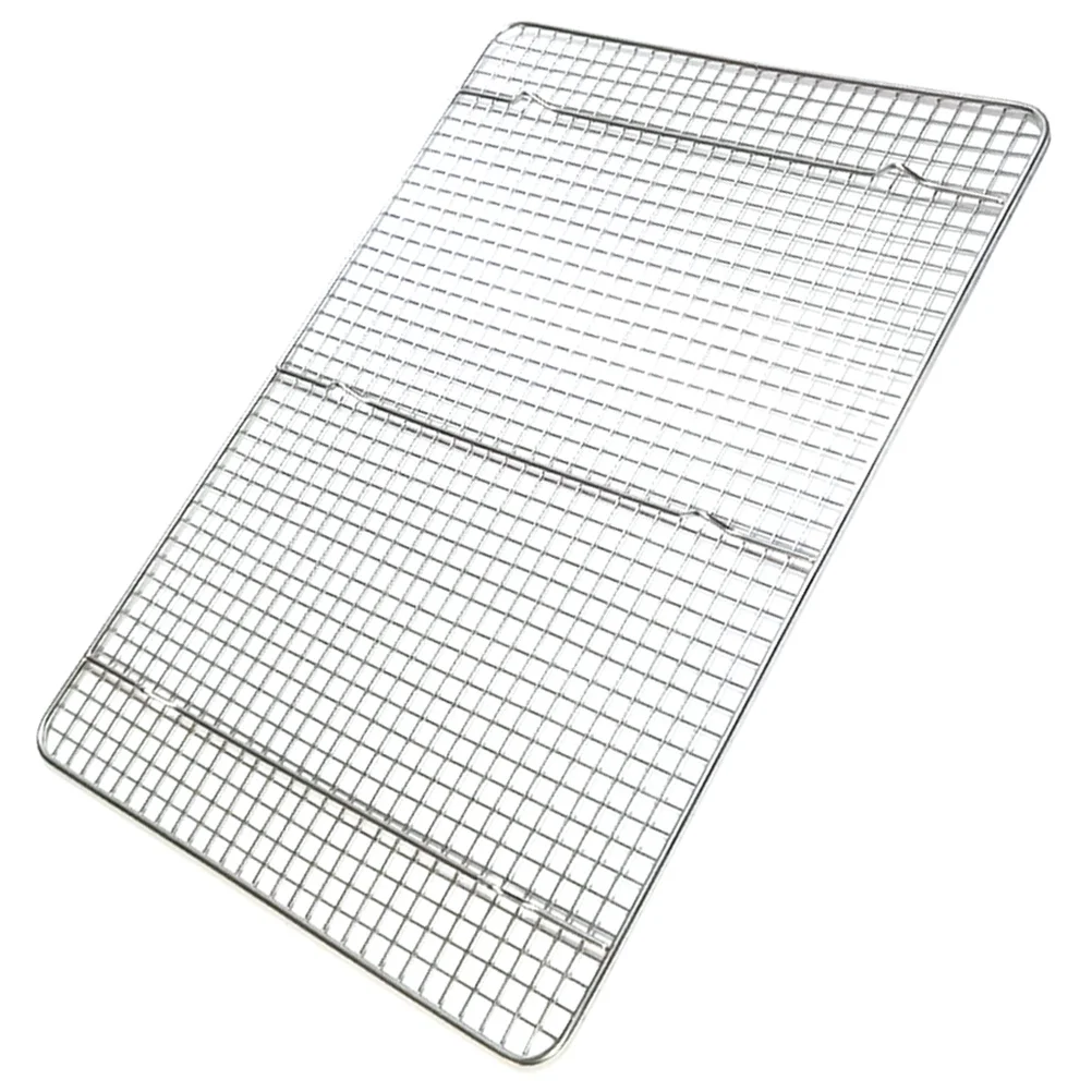 Bbq Rack Stand Oven Tray Stainless Steel Mesh Thickened Wire Multi-function Cooling