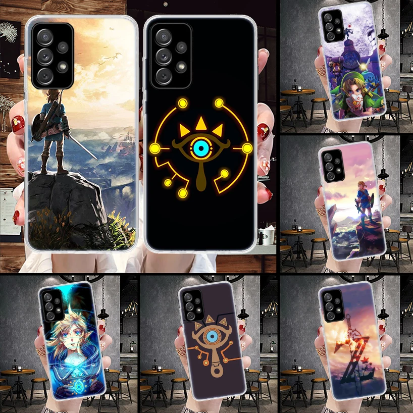 Z-Zeldas-Majoras Mask Phone Case For Samsung Galaxy A55 A54 A53 A52 A15 A14 A13 A12 A35 A34 A33 A32 A25 A24 A23 A22 A04S A03S A0