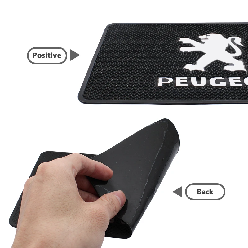 Car-styling Anti-Slip Mat Dashboard Phone Holder Non-Slip Pads For Peugeot 307 208 407 205 508 2008 106 301 207 Cars Accessories