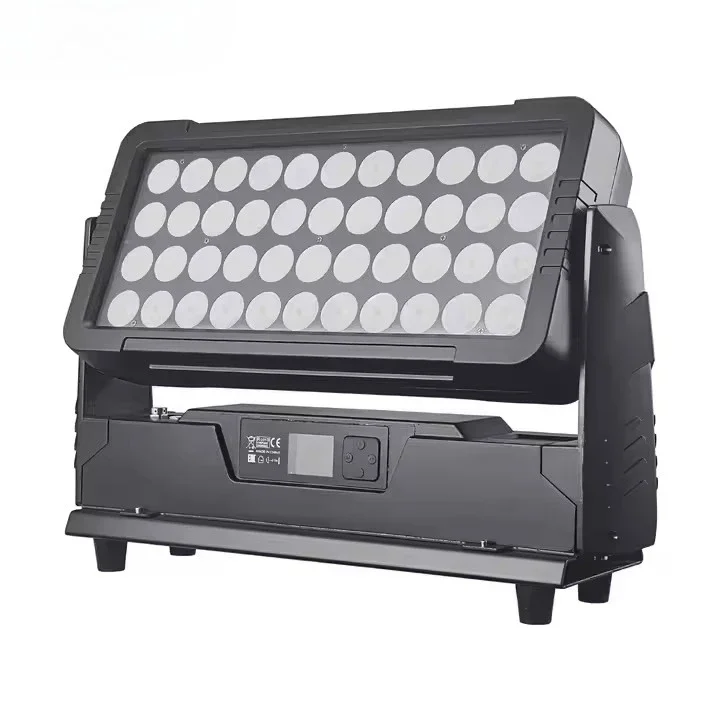 IP65 Outdoor LED Flood Light 44PCSx20W RGBACL 6IN1 Wall Washer  LED City Color Light for Building Architectural