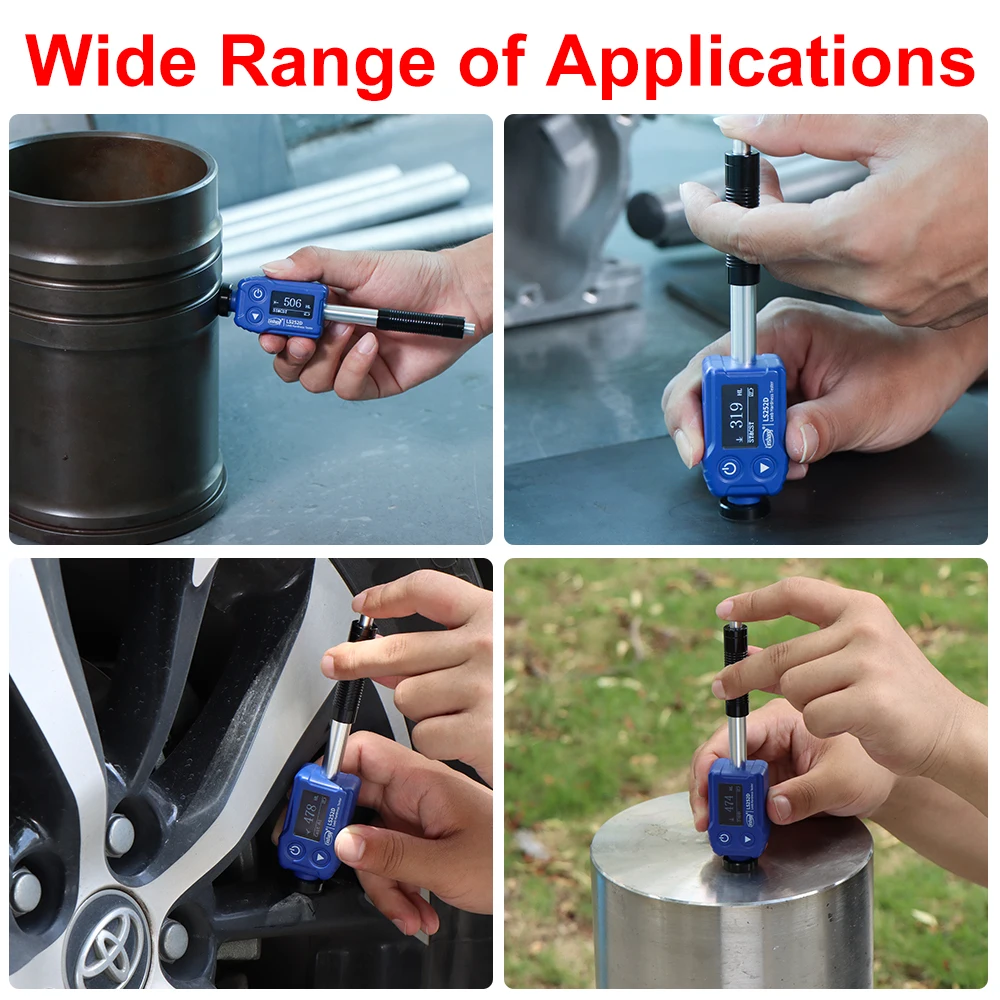 LS252D Leeb Draagbare Hardheidsmeter Machine Pen Type D Impact Apparaat Durometer Metaal Draagbare Leeb Hardheidsmeter voor Staal
