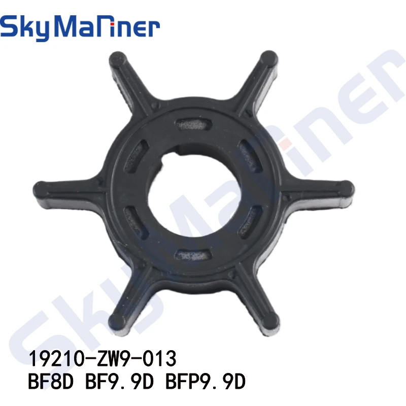 19210-ZW9-013 Water Pump Impeller For Honda 8HP 9.9HP 15HP BF8D BFP8D BF9.9D BFP9.9D BF20A BF25A BF30A BF30D  35HP 40HP 45HP