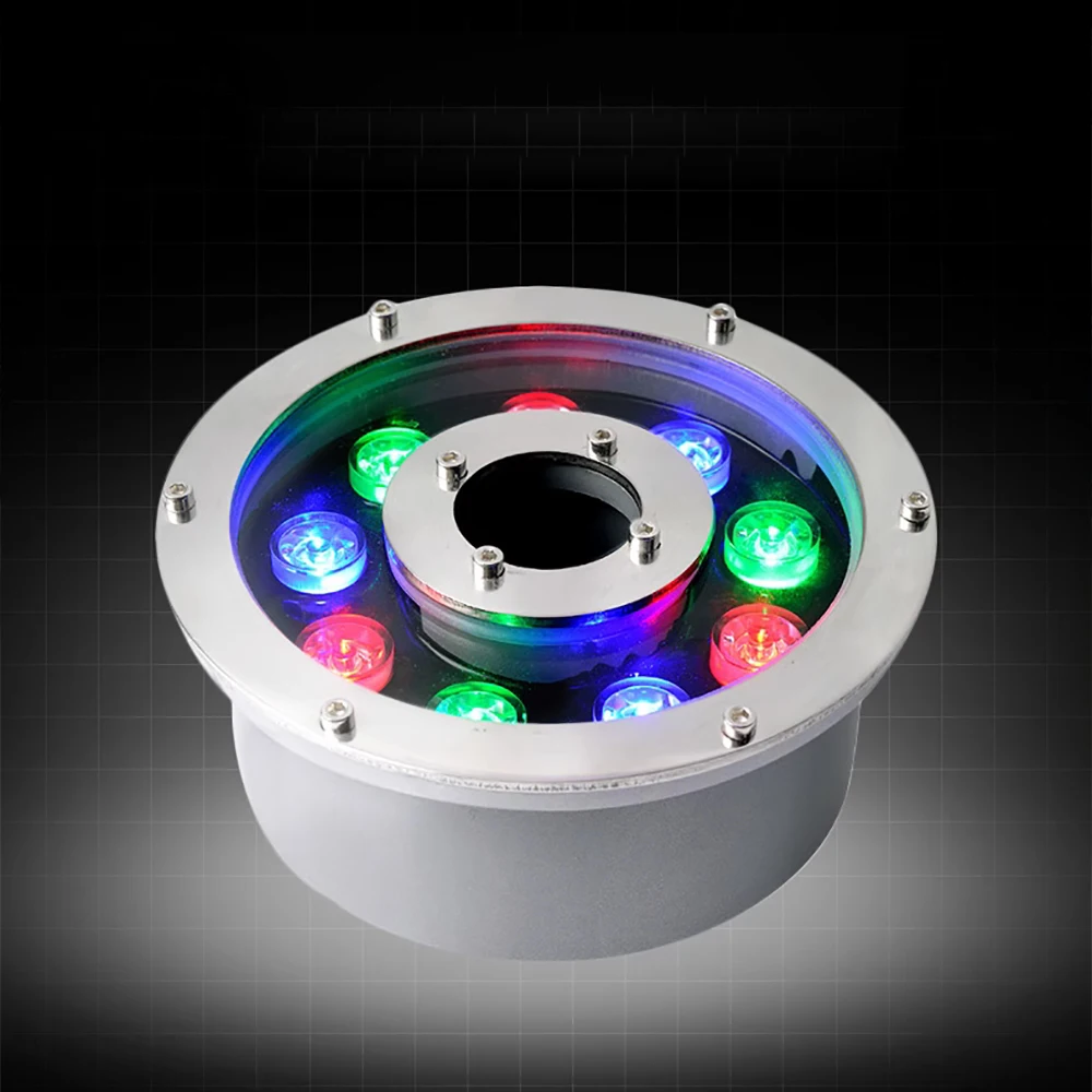 AC12V 24V 3W 6W 9W 12W 15W 18W Ip68 Pool Licht RGB Schwimmbad Lampe Unterwasser Licht Teich Beleuchtung Garten Im Freien Nacht Lampe