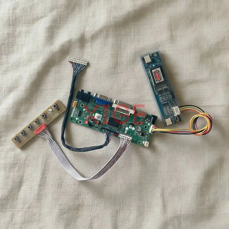 For LM200WD1 MT200LW01 M200O1 LTM200KT03 Matrix Controller Drive Board DIY Kit 2-CCFL HDMI+DVI+VGA LVDS 30-Pin 1600x900 1600*900