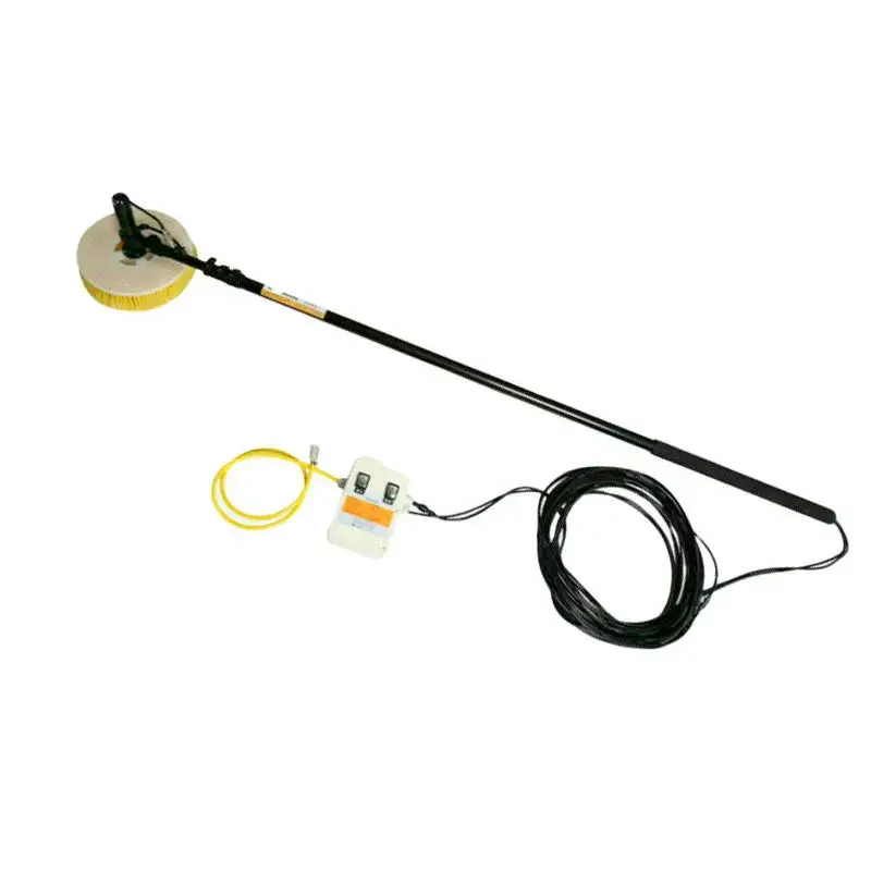 X3 Power supply single brush telescopic rod solar panel cleaning equipment 3.5m 5.5m 7.5m single-head cleaning brush