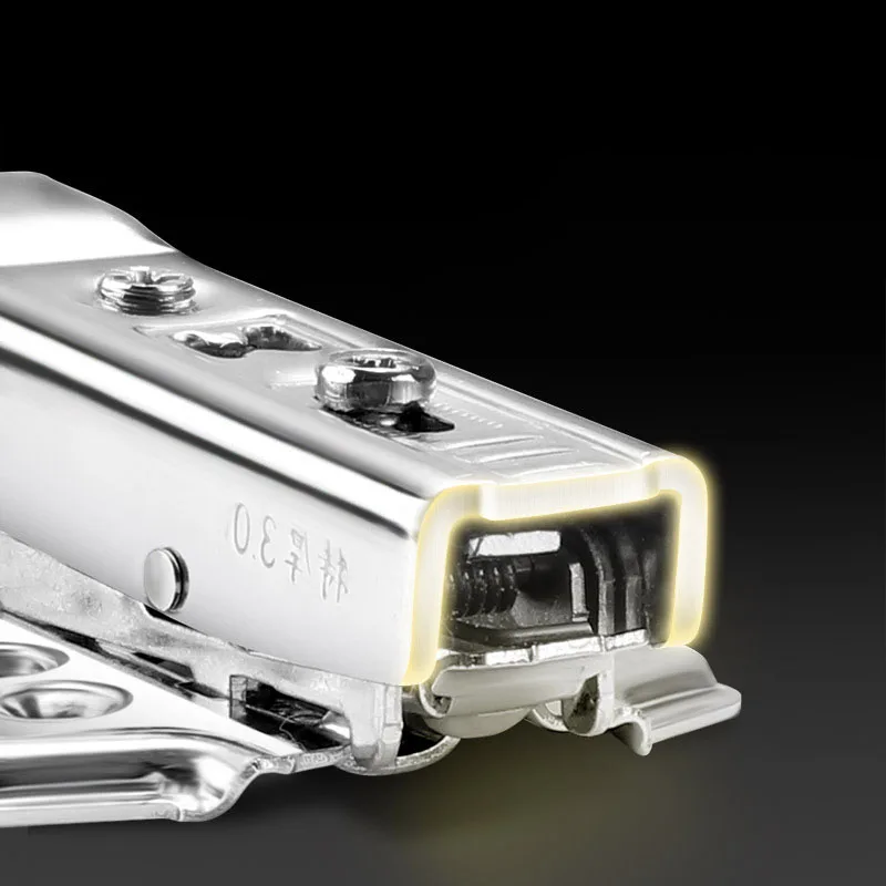 Picture 6: 2/10PCS Stainless Steel Cabinet Hinges Soft Closing Hydraulic Door Hinge Damper Concealed Hinges with Screws