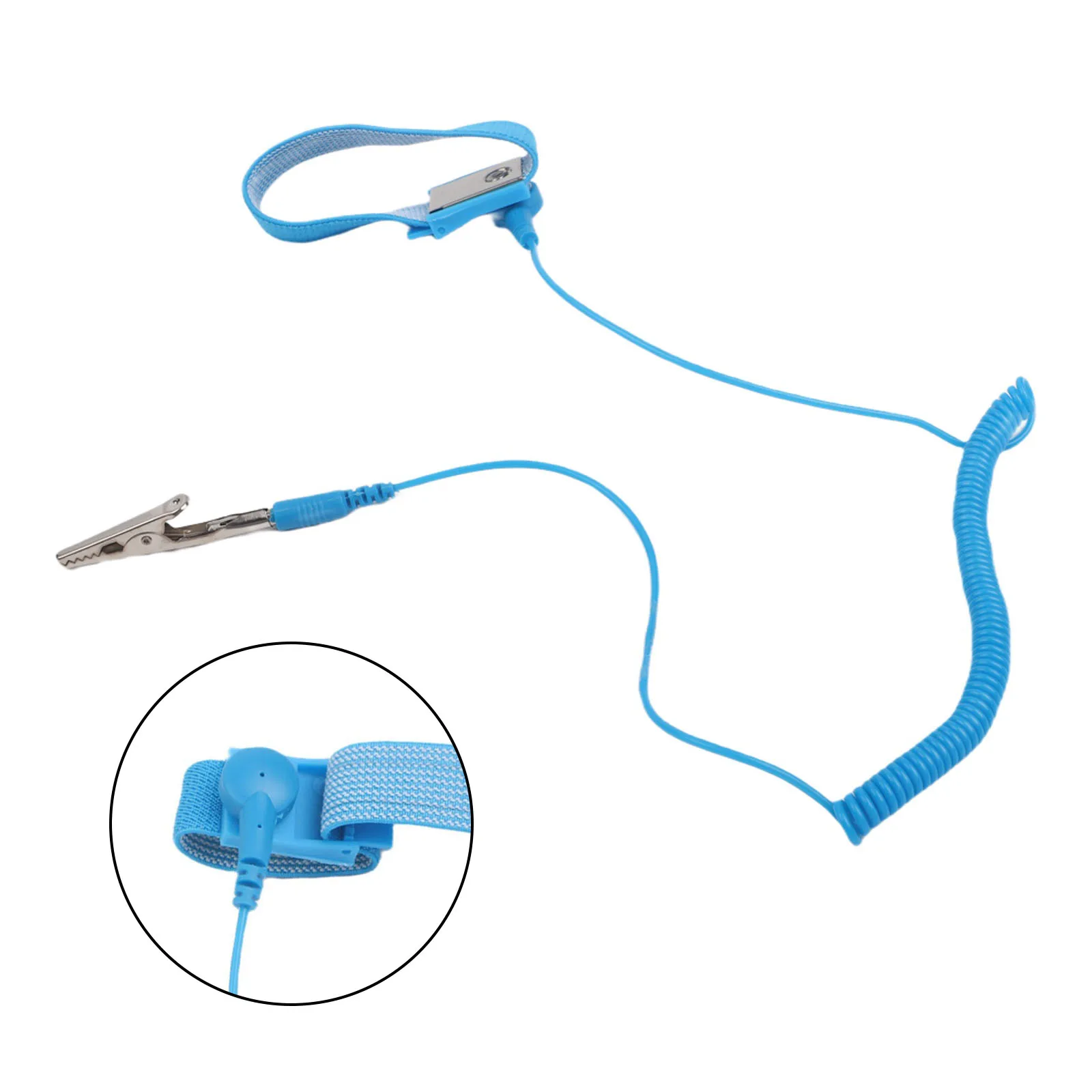ESD Discharge Anti Static Wrist Strap with 2 0m Ground Wire for Safe Electronics Repair and Static Elimination