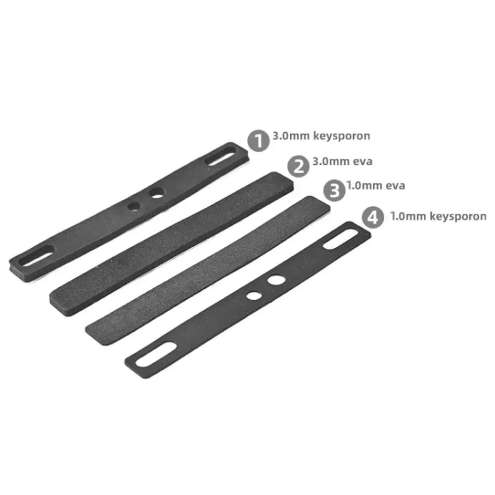 4 in 1 kunden spezifische mechanische Tastatur Leertaste Schall dämpfer Baumwolle für DIY mechanische Tastatur 6,25 u 7u Leertaste Stumm schalt werkzeuge