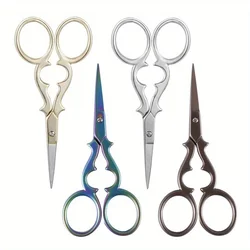 Cross Stitch Retro Classic Vintage Scissors Antique Fine Sewing Embroidery Scissors Tailor Scissor Handicraft Household Fabric