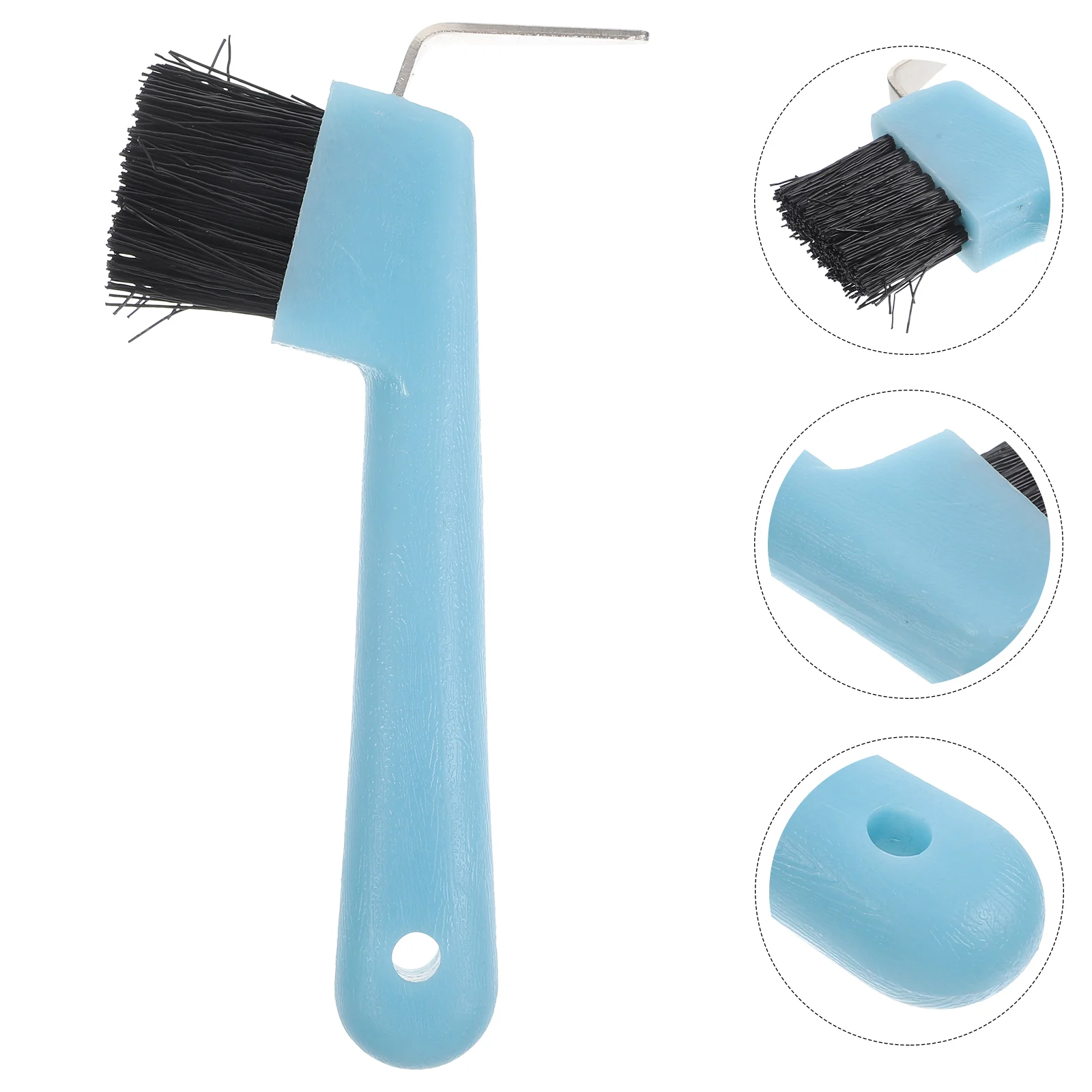 

Hoof Pick Horse Brush Trimmer Grooming Grip Picks Hair Horses Portable Horseshoe Cleaning Tools