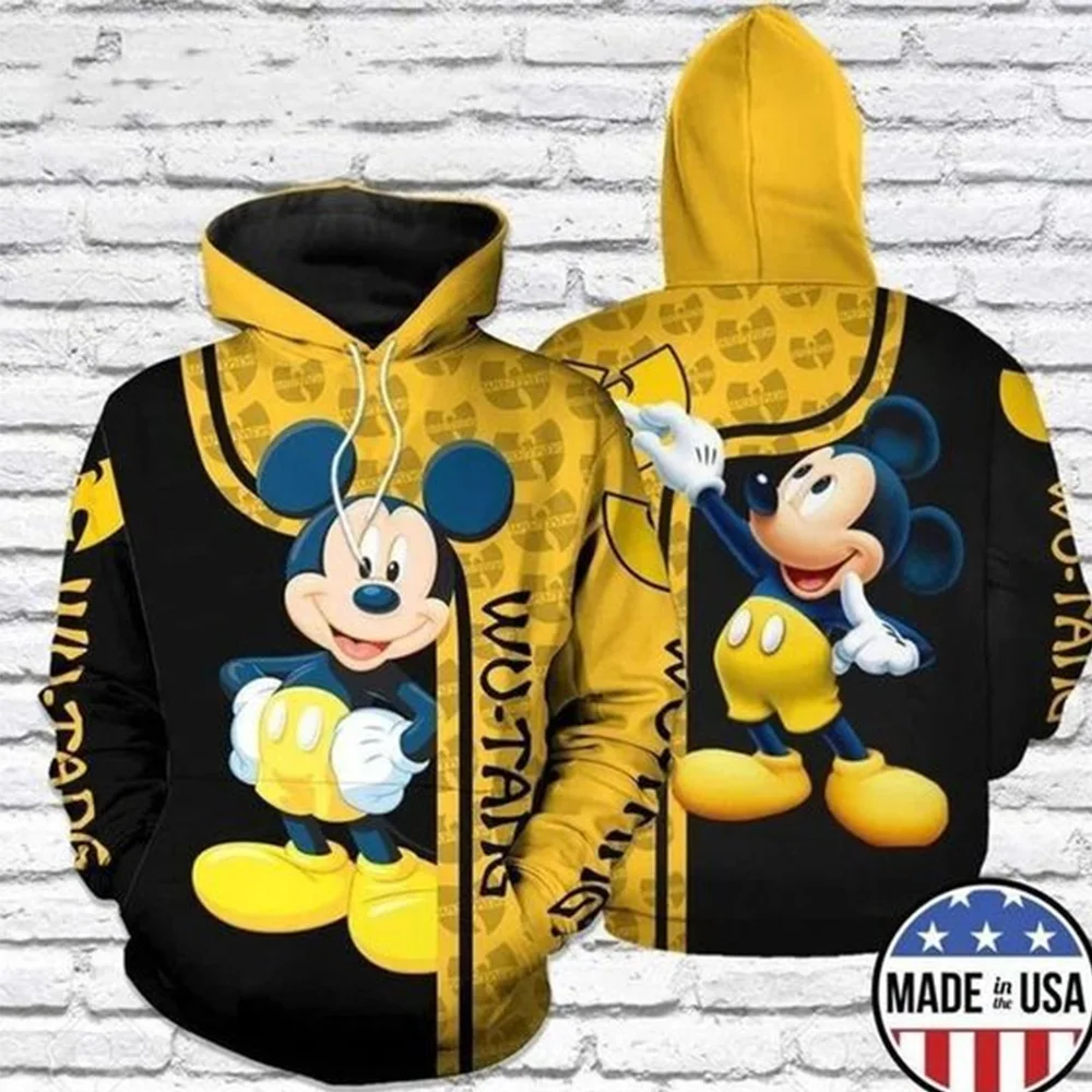 Mickey 3D Printed Hoodie For Autumn And Winter Children And Teenagers Fashionable Sports Hoodie Casual Daily Pullover Top