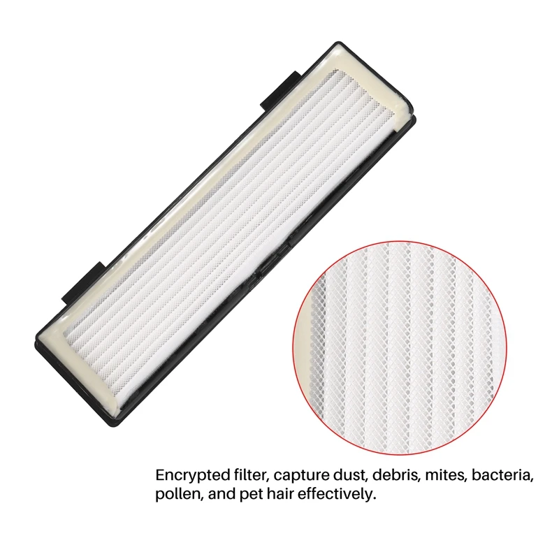 Sweeper accessories5-Arm Side Brush Main Roller Brush HEPA Filter for D7 D3 D4 D5 D6 Connected D70-D85 Spare Parts Vacuum
