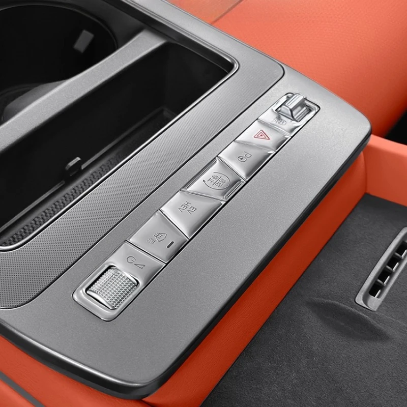 

For BYD Tang Dmi/EV Central Control Button Epoxy Protective Sticker Button Protective Interior Decoration Supplies Accessories