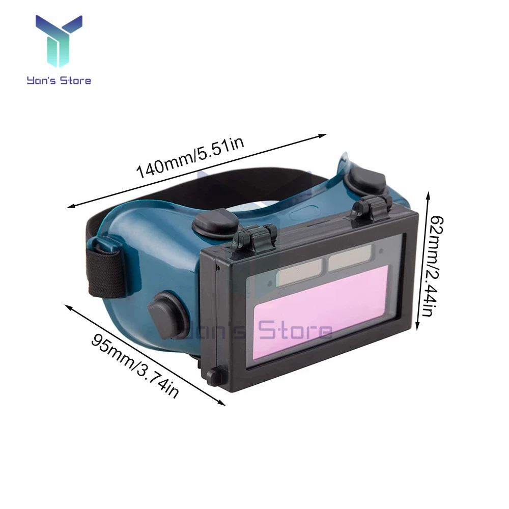 Occhiali per saldatura Tig ad arco di Argon energia solare maschera per saldatore con oscuramento automatico casco occhiali antiriflesso speciali strumenti occhiali di sicurezza