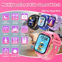 2025 New Smart Watch For Children HD Touch Screen Camera 18 Games Sleep Monitoring Alarm Clock Calculator Birthday Gift Boy Girl