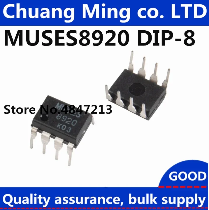2 قطعة MUSES8920 DIP-8 100% جديدة ومبتكرة