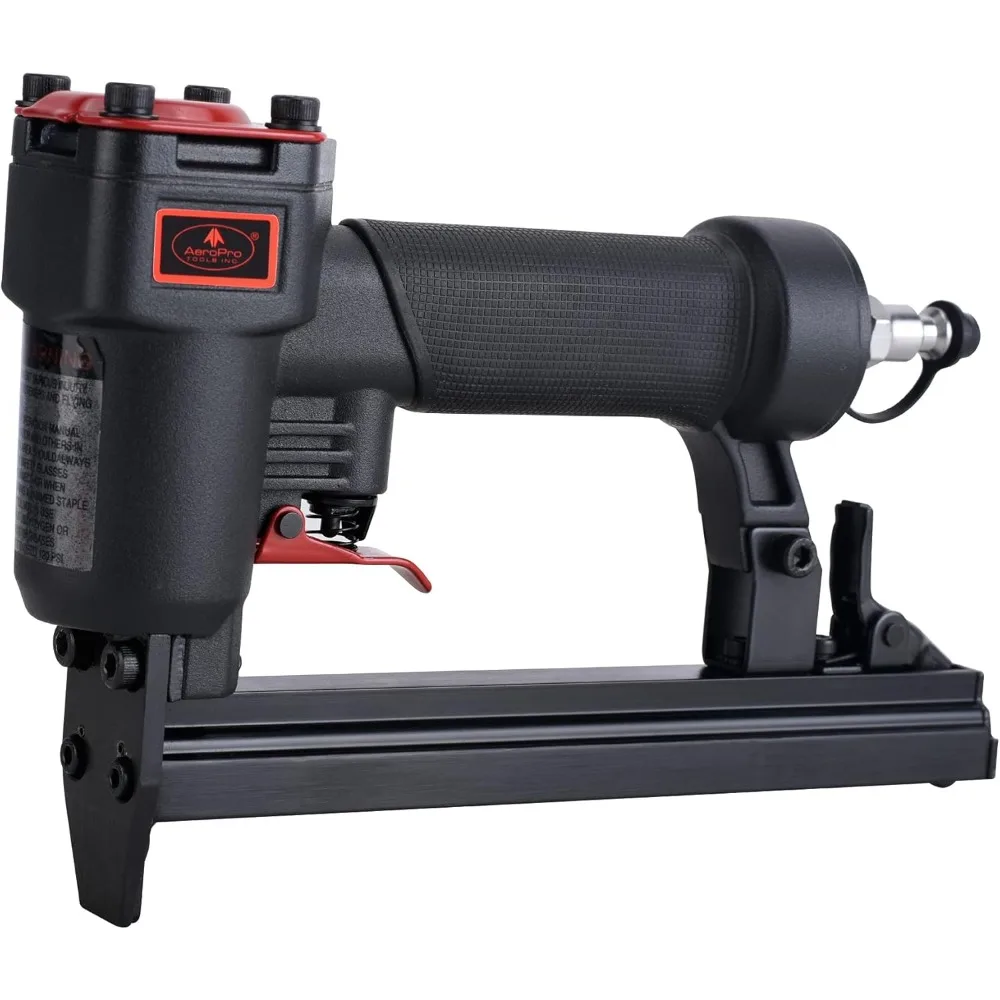 

Пневматический степлер 22, калибр, воздушный степлер, 3/8 дюйма, Корона от 1/4 до 5/8 дюймов, скобы для обивки, деревообработки, сделай сам