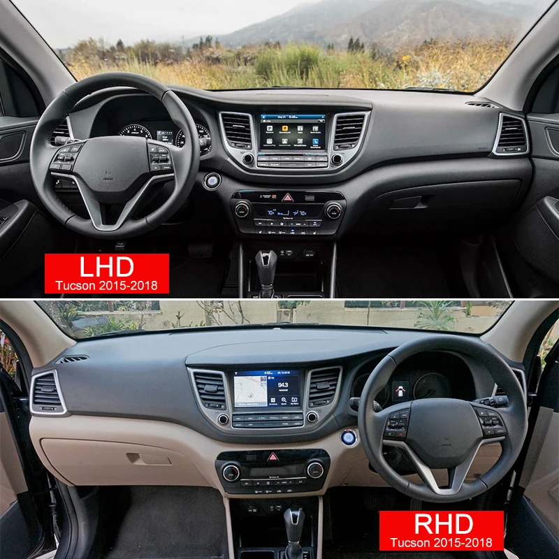 

For Hyundai Tucson TL 2015 2016 2017 2018 2019 2020 Car Dashboard Avoid Light Pad Instrument Platform Cover Carpets Accessories