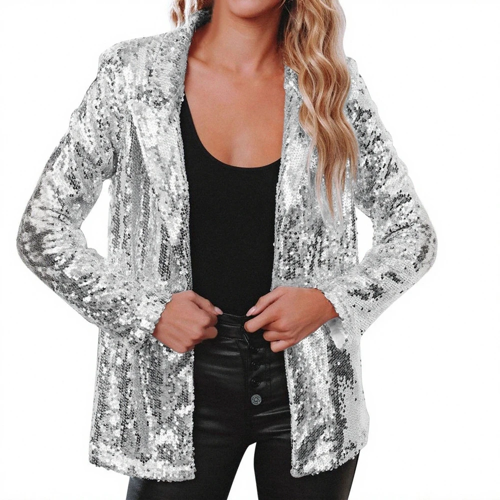 Casual Long Sleeve Straight Tube Armored Suit Body-Fitting Style No Decoration Women's Top Wear Fashion Clothing