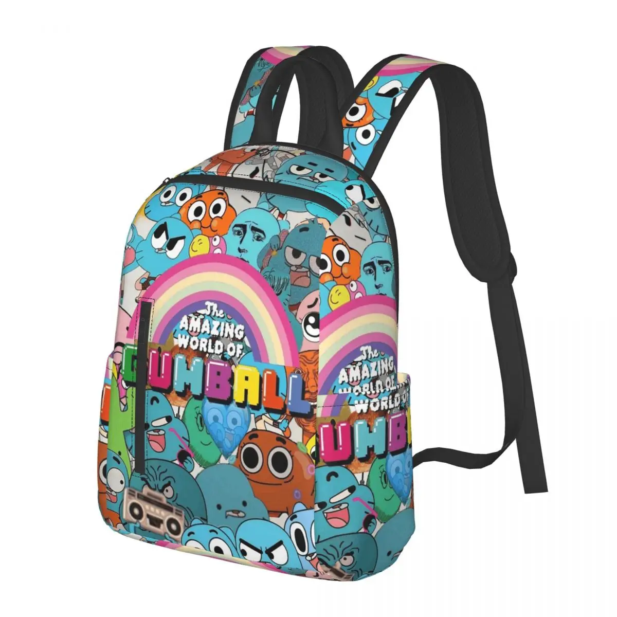 

The Amazing World Of Gumball Student Backpack School Bag Hiking Travel Daypack for Men Women Fashion Bookbag Shoulder Bags