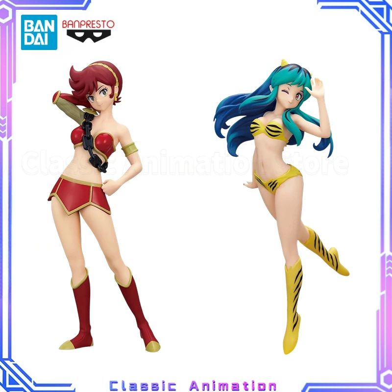 Original Banpresto Anime Figure Urusei Yatsura GLITTER&GLAMOURS-LUM and Bestie Collection-vol.3 PVC Action Figurine Toys Model