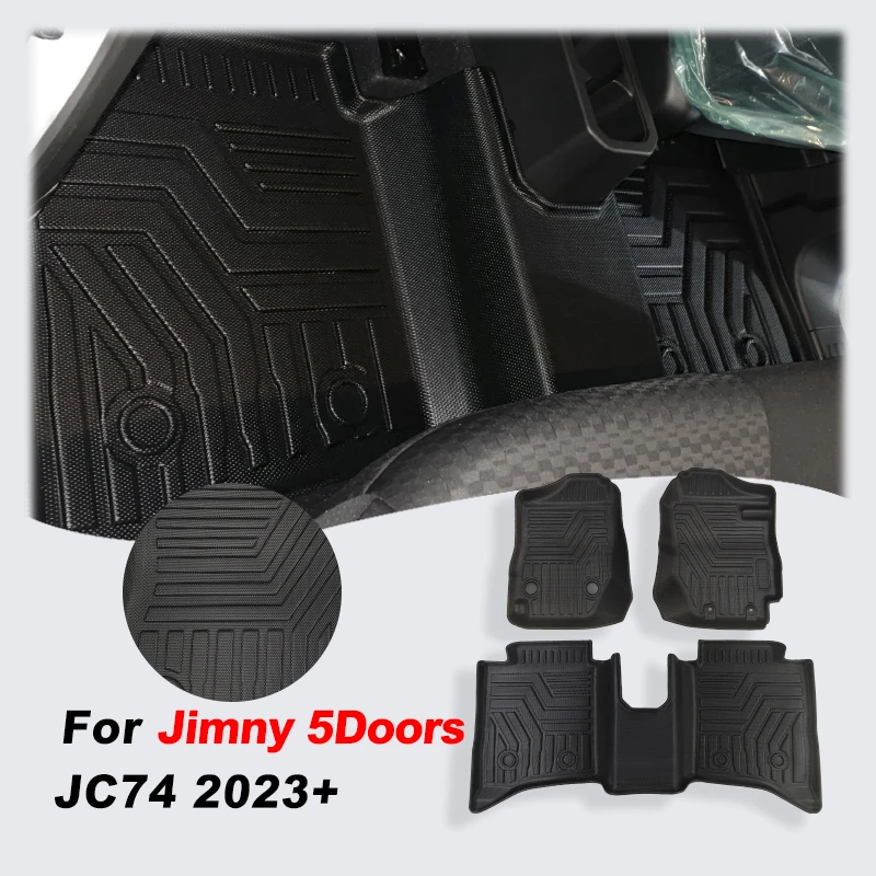 

Jimny 5 Door Floor Mat 3PCS/SET TPE For Suzuki Nomade Jimny JC74 2023 2024 2025 LHD RHD Manual Automatic Transmission