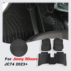 Jimny 5 Door Floor Mat 3PCS/SET TPE For Suzuki Nomade Jimny JC74 2023 2024 2025 LHD RHD Manual Automatic Transmission